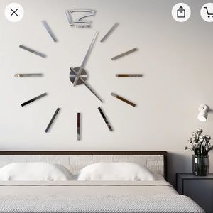 Oversized Wall Clock Decor